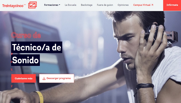 cursos treintaycinco producción de sonido